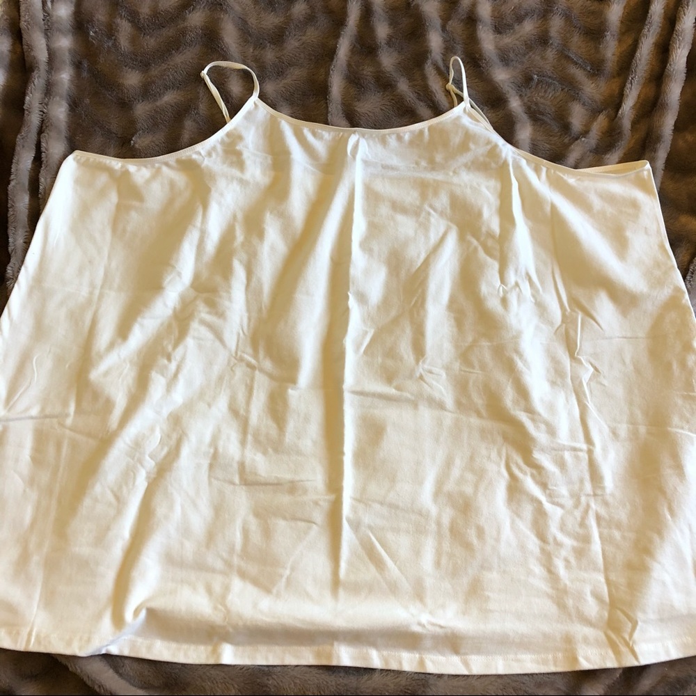 Woman Within Longline Cream Cami 5X